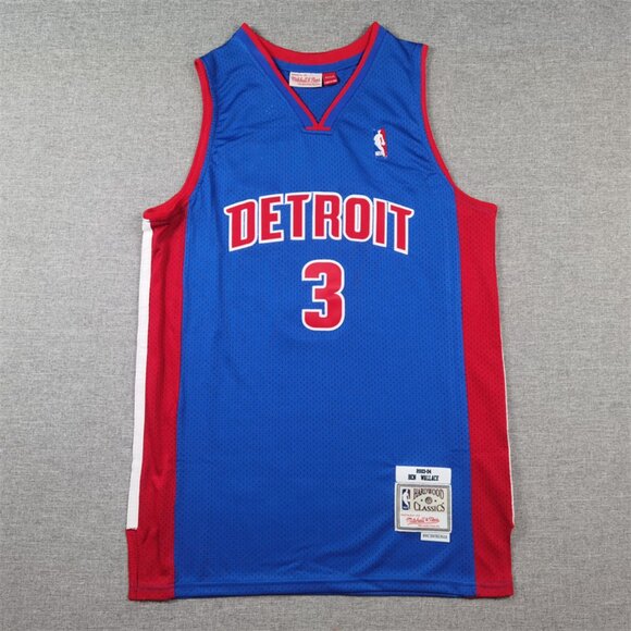 Mens Ben Wallace Blue Stitched Jersey